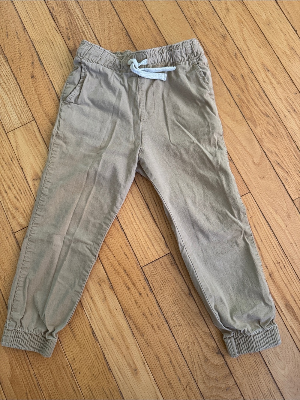 The Children's Place Khaki Drawstring Jogger Pants